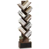 Promotion Pastatoma medžio formos knygų lentyna su stalčiumi, ruda, 38 x 21,5 x 149,5 cm