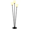 Promotion Pastatomas šviestuvas su 3 E27 lizdais, juodas, metalas ir akrilas, 153 cm