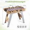 Promotion Stalo futbolo stalas su nuimamomis kojomis, medienos atspalvio, 88,5 x 69 x 71 cm