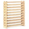 Promotion Vyno butelių lentyna, 6 aukštų, 72 buteliams, pušies mediena, 120 x 29 x 79 cm