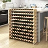 Promotion Vyno butelių lentyna, 6 aukštų, 72 buteliams, pušies mediena, 120 x 29 x 79 cm