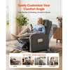 Sofa Koduva VEVOR elektrinė pakeliama recliner kėdė SX-81742, šviesiai pilka