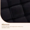 Sofa Promotion Sulankstoma grindų kėdė su reguliuojamu atlošu ir atlošimo funkcija, juoda, 61 x 54 x 56 cm