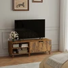 TV staliukas Koduva TV spintelė su 2 durelėmis, reguliuojamomis lentynomis, 140 x 40 x 50 cm