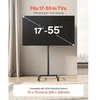 TV staliukas VEVOR Mobilus TV stovas TC10, 17-55 colių ekranams, 470 x 420 x 1365 mm