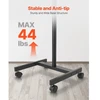 TV staliukas VEVOR Mobilus TV stovas TC10, 17-55 colių ekranams, 470 x 420 x 1365 mm