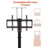 TV staliukas VEVOR Motorizuotas TV stovų liftas, 32–70 col., iki 54 kg, grindinis