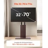 TV staliukas VEVOR TV stovas, stalinis, 32–70 colių ekranams, su pasukimu ir aukščio reguliavimu, iki 99 svarų, MAX VESA 600 x 400 mm