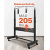 TV staliukas VEVOR Universalus TV stovas, mobilus, reguliuojamas aukštis, su padėklu, 55-100 colių, YBTC-03