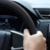 Itin plonas silikoninis vairo dangtelis, universalus automobilio rato apsaugas, neslystantis, juodas