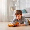 Konstruktorius/dėlionė oranžinė mašinėlė Porsche 911, 318 dalių