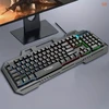 Mechaninė juoda žaidimų klaviatūra