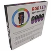 Telefono stovas laikiklis su RGB žiedo formos lempa