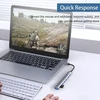 USB Šakotuvas 7 prievadų, pilkas, 3.0 USB