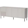 Cama Meble Kombinuota Komoda - Smeg 200x45x88 Kreminė Matinė