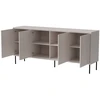 Cama Meble Kombinuota Komoda - Smeg 200x45x88 Kreminė Matinė
