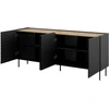 Cama Meble Komoda - Onda 200x45x85 Juoda