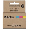 Actis KC-576 Canon spausdintuvas rašalas, pakaitinis Canon CL-576XL; Supreme; 15 ml; spalva: žydra, geltona, rausvai raudona