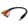 Lindy Adapteris 3.5MM į 3xPhono