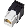 Jungtis - Alantec MB001 RJ45 Moteriška Auksu Padengta Tiesi Juoda/Balta