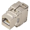 Q Lantec Jungtis - Alantec MKB-S6-1 RJ45 Moteriška 1.5A Sidabrinė
