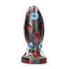 All Black All Juodas AB45 Intimate Plug 21 cm - Textured Juodas Model