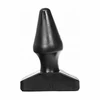 All Black All Juodas AB46 Intimate Cone Plug 15.5 cm PVC Atsparus vandeniui Juodas