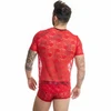 Anais Men Accesories Anais Men Brave Raudona Lace Floral T-Shirt S - European Design