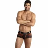 ANAIS MEN BOXER &amp; BRIEF ANAIS MEN CHILL Boxer Shorts S - Sporty Fit, Palms Print, Juodas Mesh