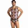 Anais Men Accesories ANAIS MEN Comics Top M - Sleeveless Fitted Comic Print Shirt