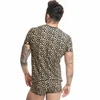 Anais Men Accesories ANAIS MEN Mercury Microfiber T-Shirt S Animal Print Comfort Fit