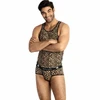 Anais Men Accesories Anais Men Mercury Top M Microfiber Briefs with Animal Print