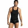 Anais Men Accesories ANAIS MEN PETROL Tank Top L - Classic Sleeveless Microfiber Shirt