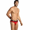 ANAIS MEN SLIP &amp; THONG ANAIS Men SOUL Slip M Raudona-Juodas Microfiber Comfort Briefs