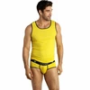 Anais Men Accesories Anais Men Tokio Top Geltona L - Sleeveless, Soft Modal, Perfect Fit