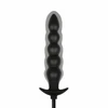 Anal Collection Inflatable Plug with Pump 20cm Juodas - Adjustable Beads System
