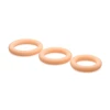 Curve Toys Aphrodisia Silicone Ring Set 3-Piece - Discreet, Lightweight, Neutral Colors