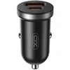 XO automobilinis įkroviklis CC56 PD 30W QC 1x USB 1x USB-C juodos spalvos