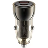 XO automobilinis įkroviklis CC60 60W 1x USB 1x USB-C juodas