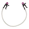 Bad Kitty Adjustable Silicone Nipple Clamps with Steel Chain 52cm