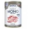 BALTICA Nutraceutic Monoprotein triušiena with prebiotics – drėgnas ėdalas šunims – 400g