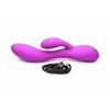 BANG! Flexible Dual Motor Rabbit Vibrator Violetinė 19.5cm Atsparus vandeniui