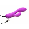 BANG! Flexible Dual Motor Rabbit Vibrator Violetinė 19.5cm Atsparus vandeniui