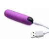 Bang! Mini Vibrating Bullet Violetinė - Compact Rechargeable Model
