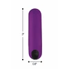 Bang! Mini Vibrating Bullet Violetinė - Compact Rechargeable Model