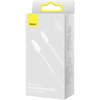 Baseus USB-C į Lightning dinaminis kabelis, 20W, 1m (baltas)