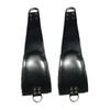 Mr Sling BDSM Leather Support Loops 60cm - Padded, Adjustable, Juodas, Metal D-Rings