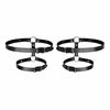 Bedroom Fantasies Adjustable Thigh Harness Juodas Secure Buckle System