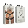 Bedroom Fantasies Cuffs &amp; Hogtie Set Juodas - Adjustable PU Leather System