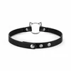 Bedroom Fantasies Kitty Choker Juodas Faux Leather Adjustable Collar
